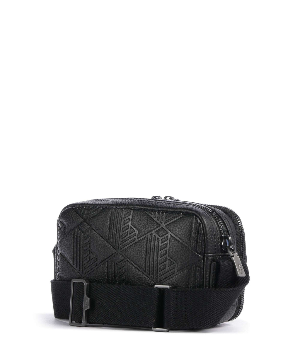 Lacoste Megagrain Crossbody bag noir
