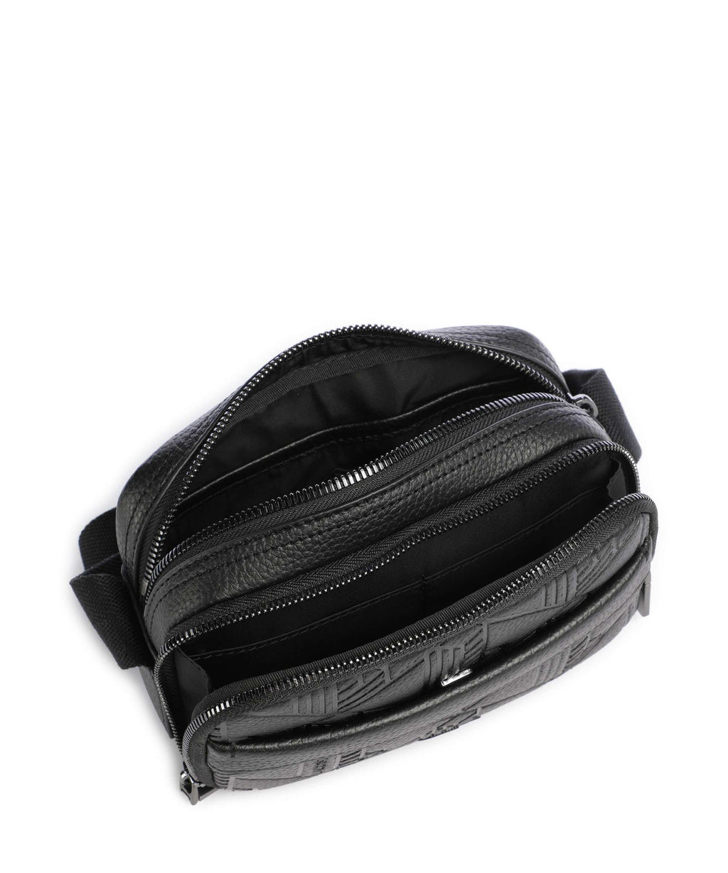 Lacoste Megagrain Crossbody bag noir