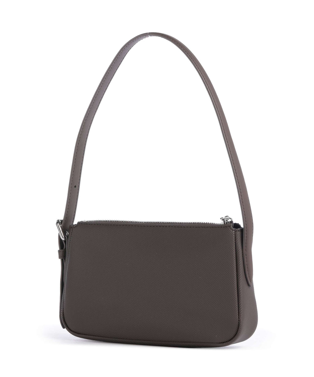 Lacoste Daily City Shoulder bag dark brown