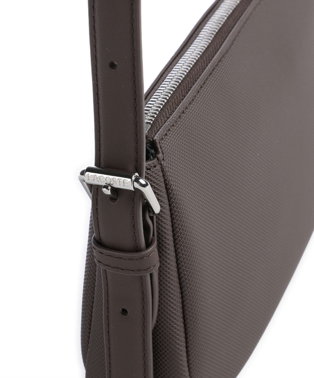 Lacoste Daily City Shoulder bag dark brown