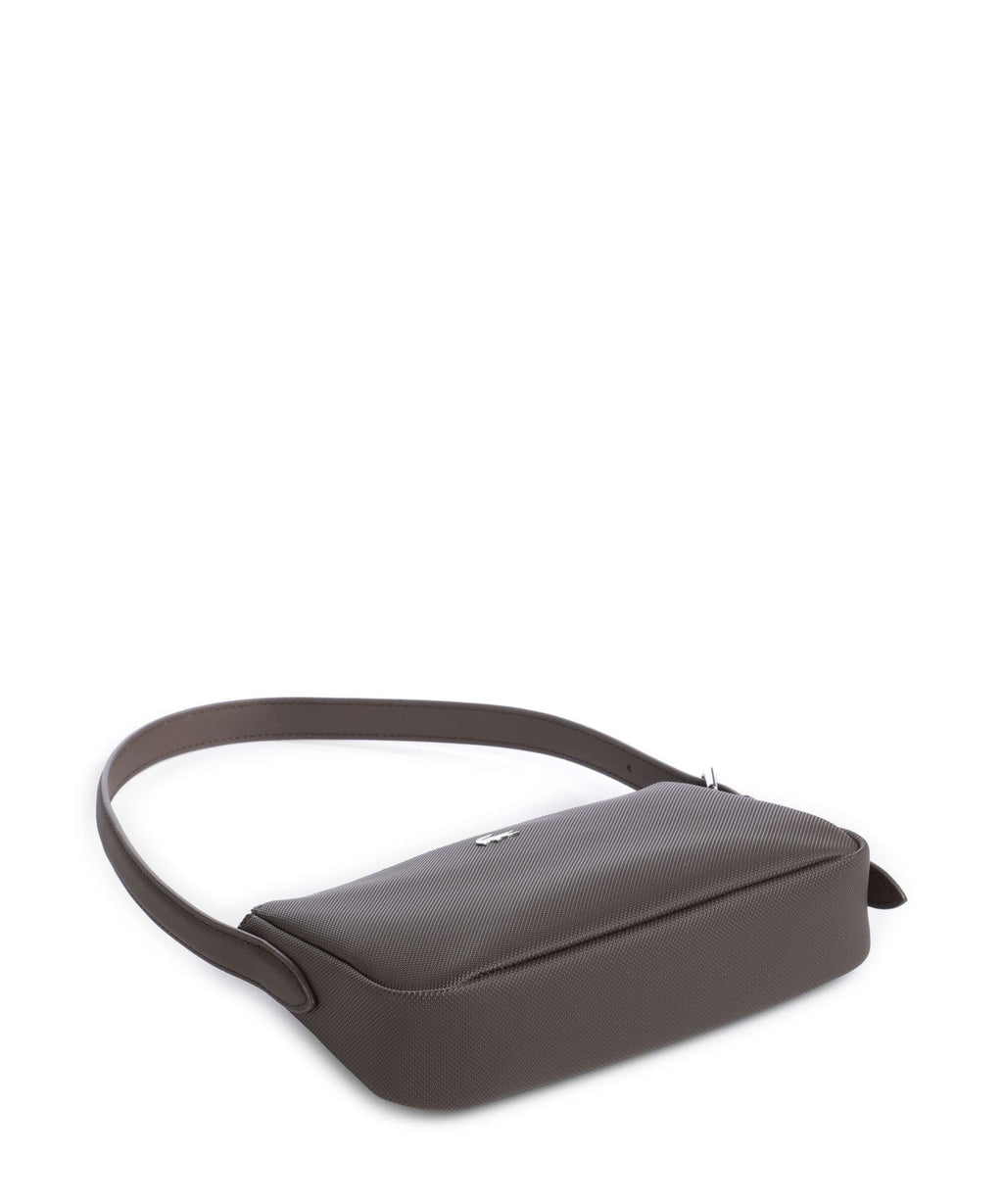 Lacoste Daily City Shoulder bag dark brown