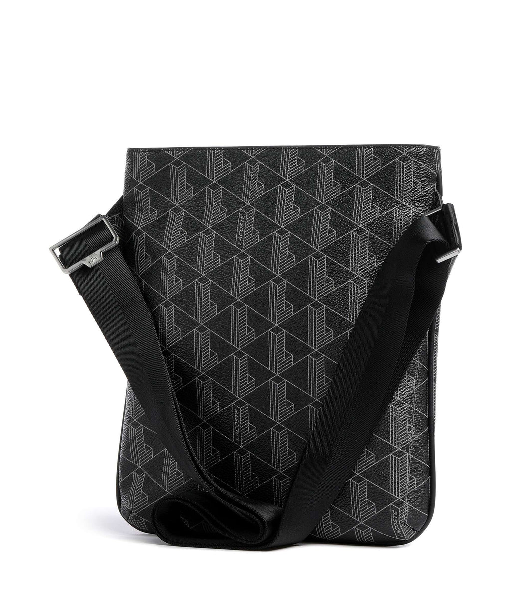 Lacoste The Blend Crossbody bag monogram noir/gris