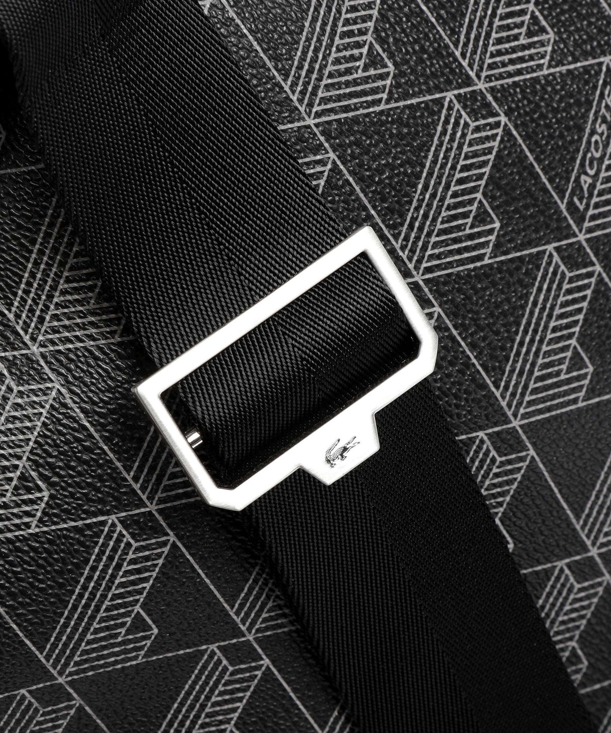 Lacoste The Blend Crossbody bag monogram noir/gris