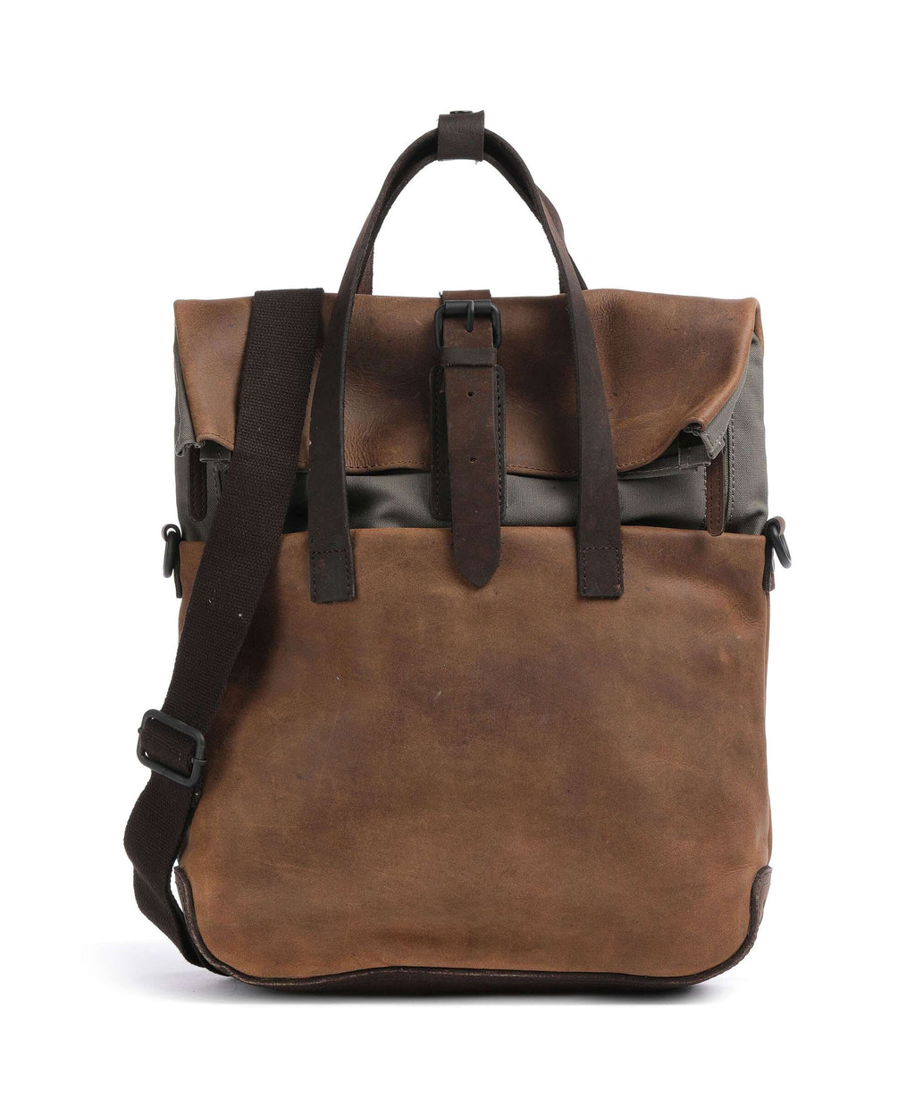 Harold's Twister Rolltop backpack natur
