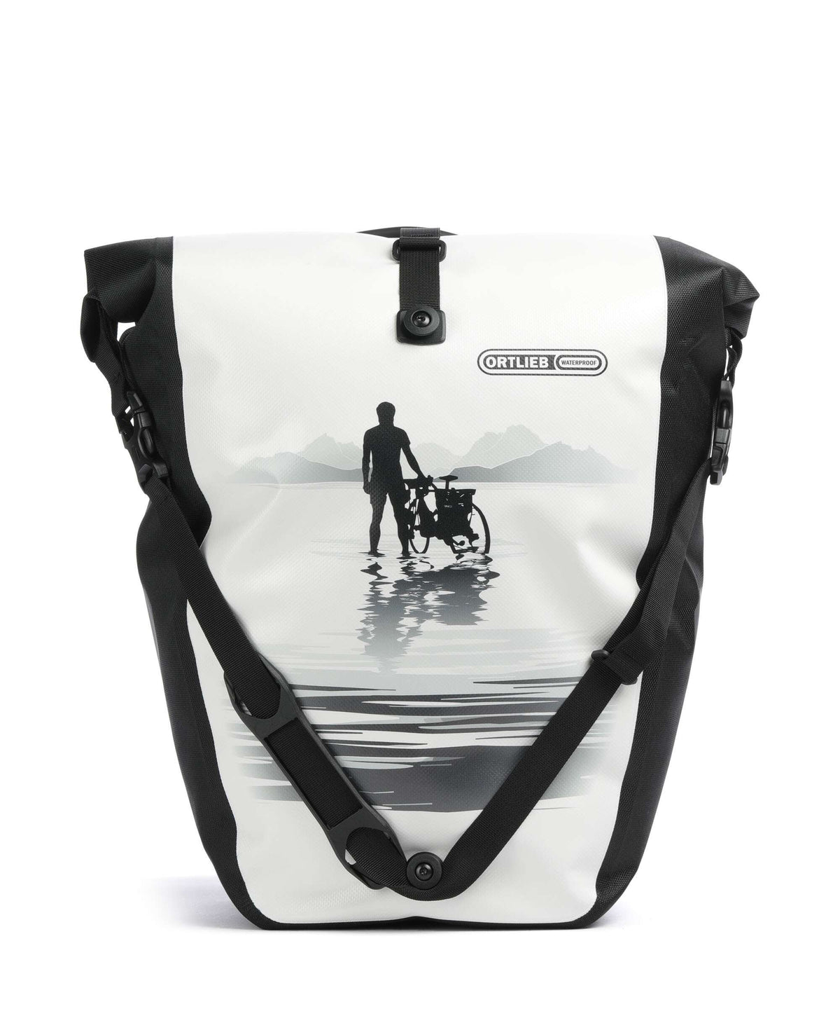 Ortlieb Back-Roller Design QL2.1 Bike pannier white/black