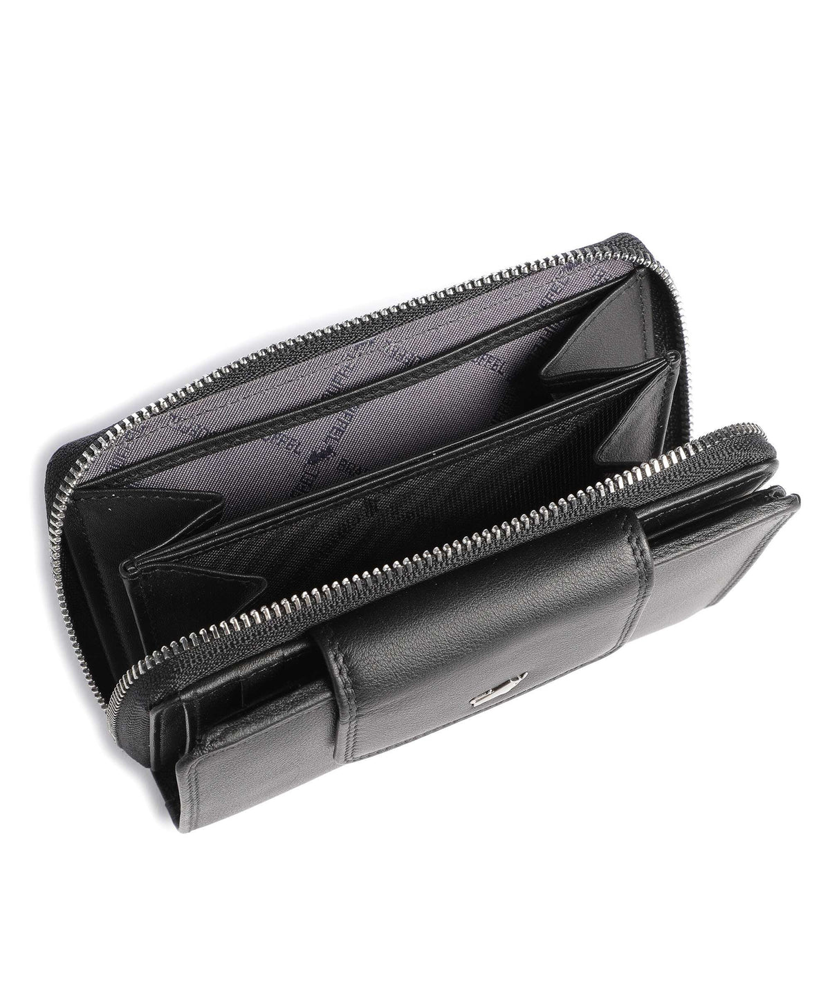 Braun Büffel Golf Secure Wallet schwarz