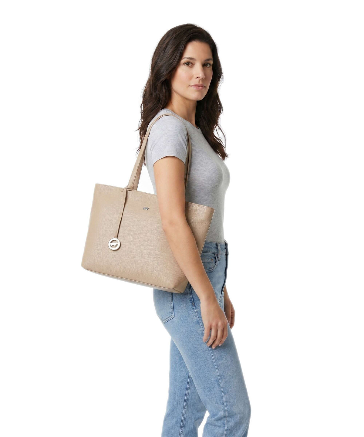 Braun Büffel Hanna S Tote bag creme