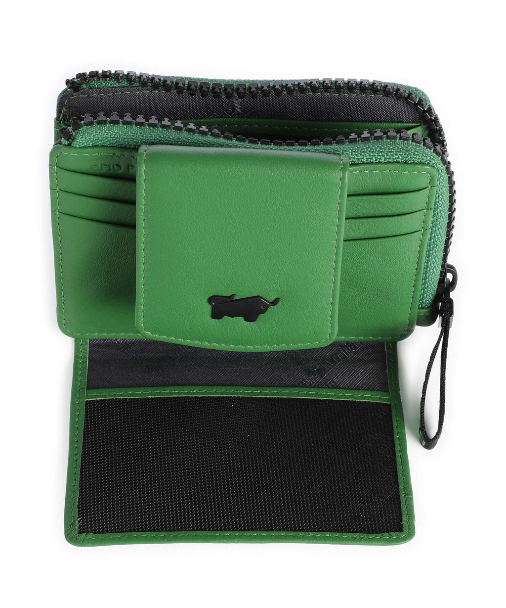 Braun Büffel Capri Credit card holder grün