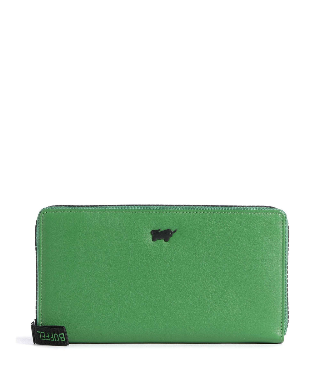 Braun Büffel Capri Wallet grün
