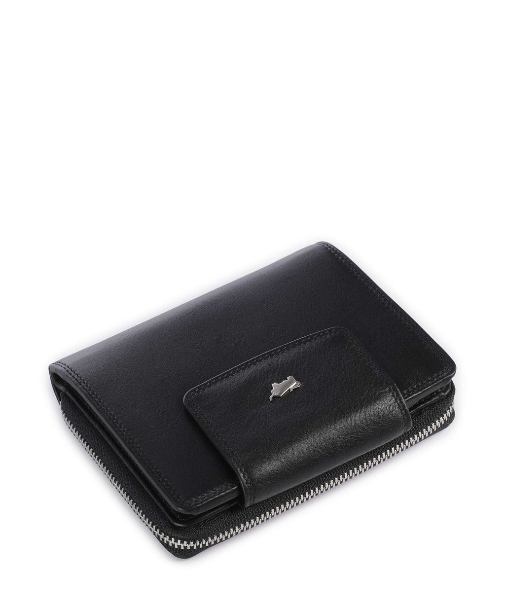 Braun Büffel Golf Wallet schwarz
