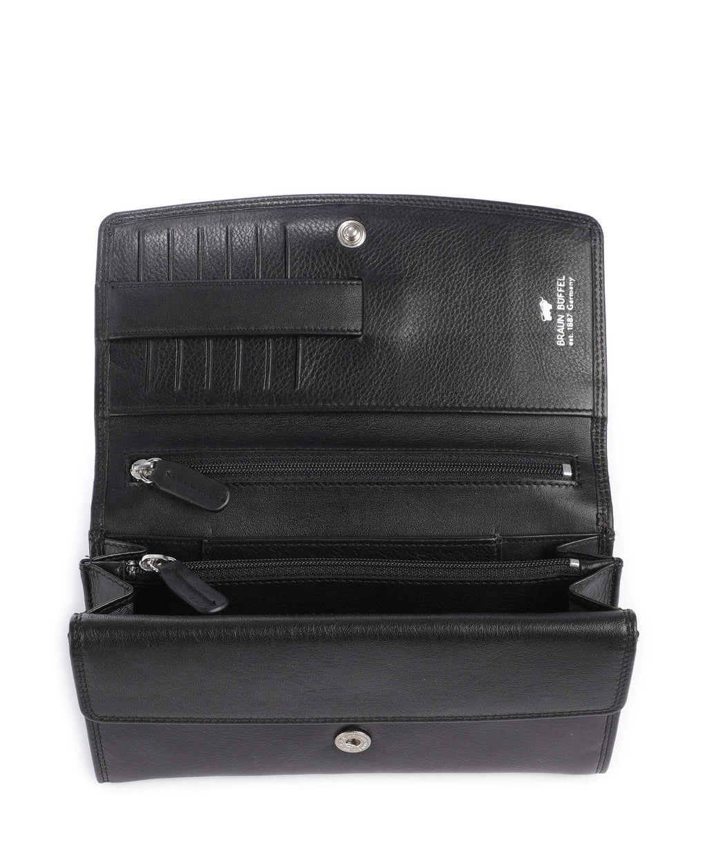 Braun Büffel Golf Wallet schwarz