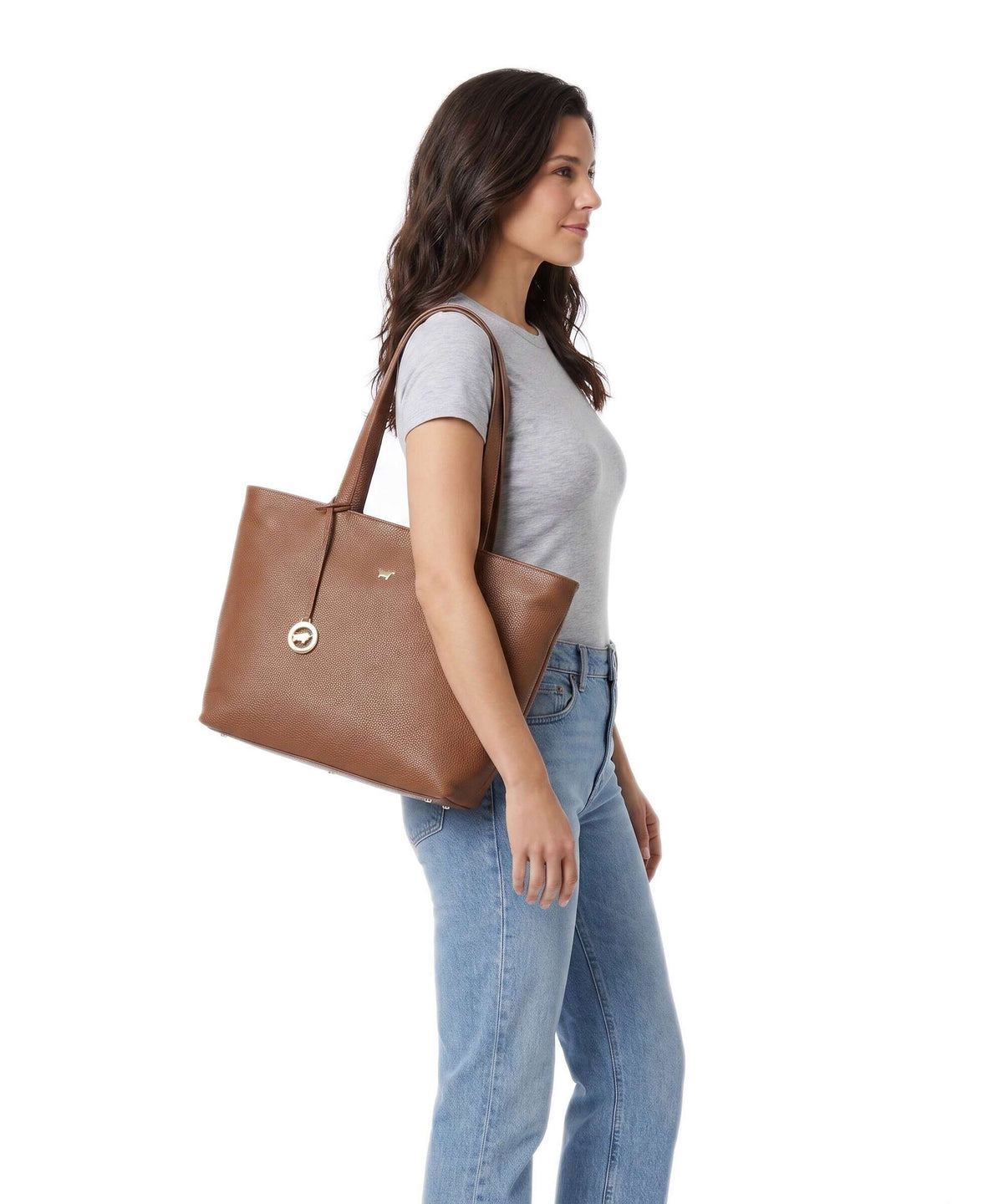 Braun Büffel Hanna Tote bag saddle brown