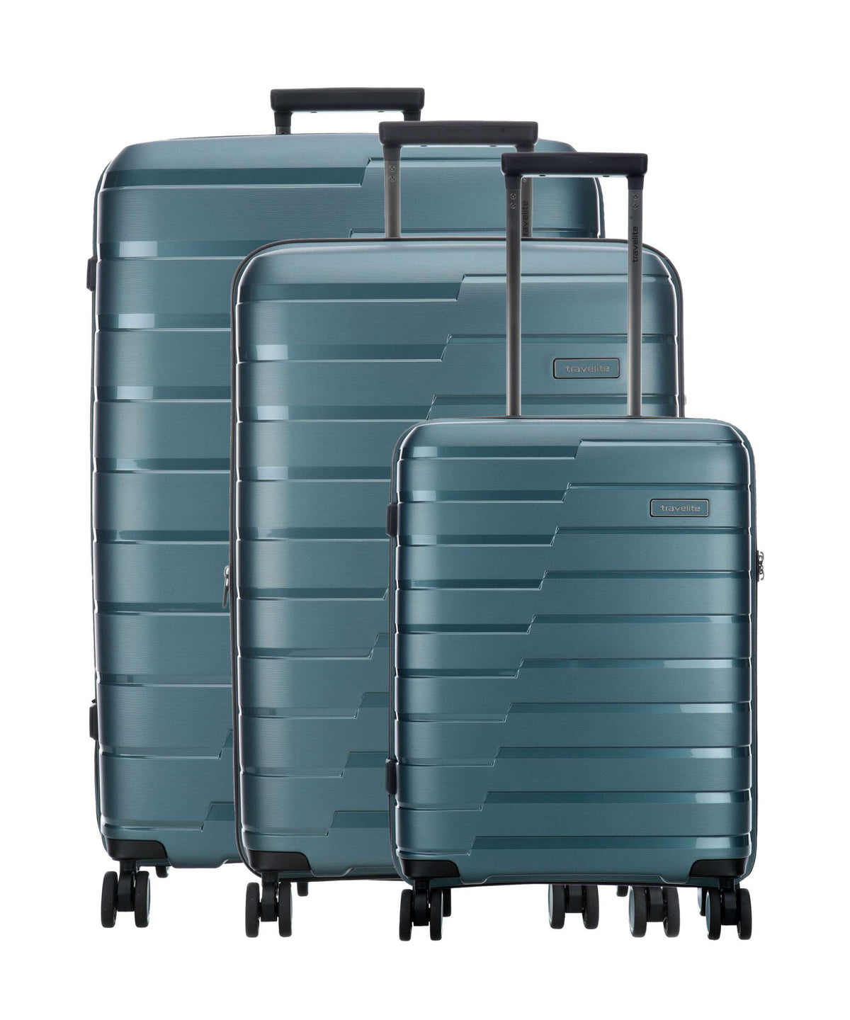 Travelite Air Base Suitcase set (4 wheels) eisblau