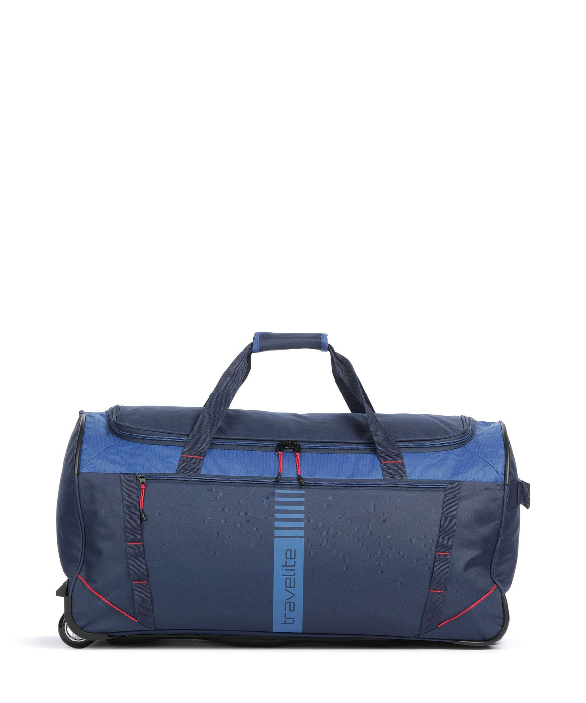 Travelite Basics Travel bag with wheels marine/rot