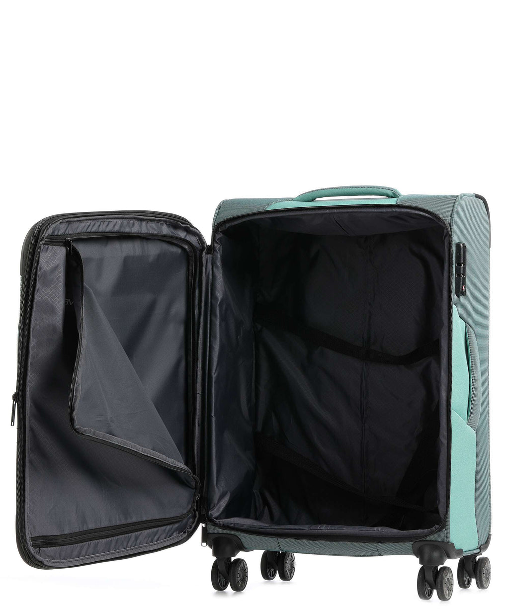 Travelite Viia Spinner (4 wheels) eukalyptus