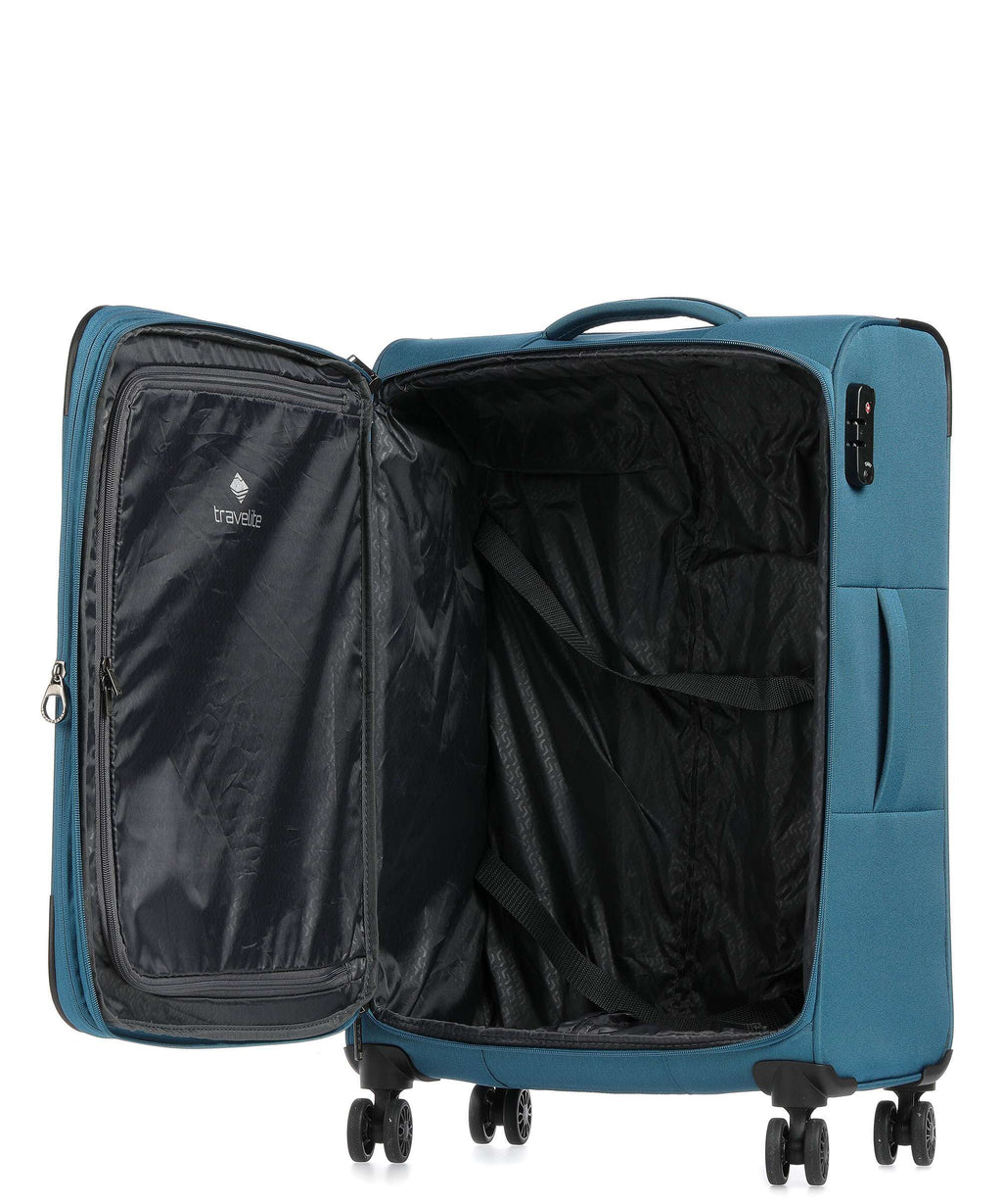 Travelite Chios Suitcase set (4 wheels) petrol