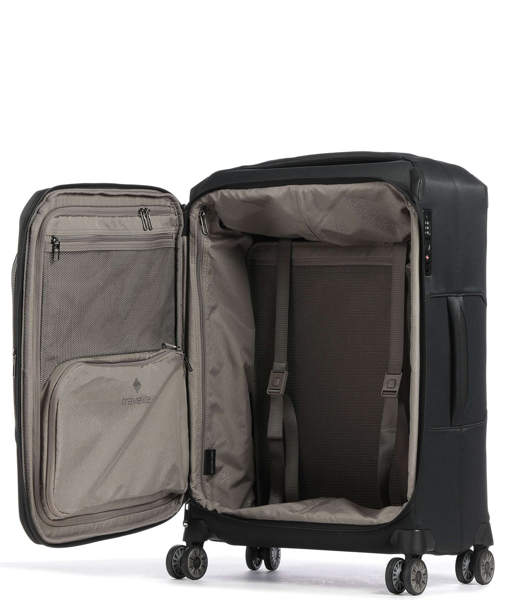 Travelite Priima M Spinner (4 wheels) schwarz