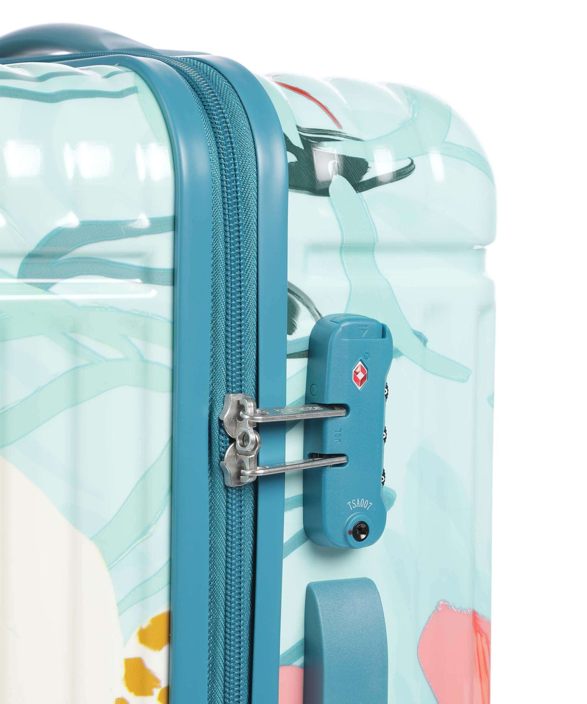 Travelite Cruise Suitcase set (4 wheels) türkise lilie