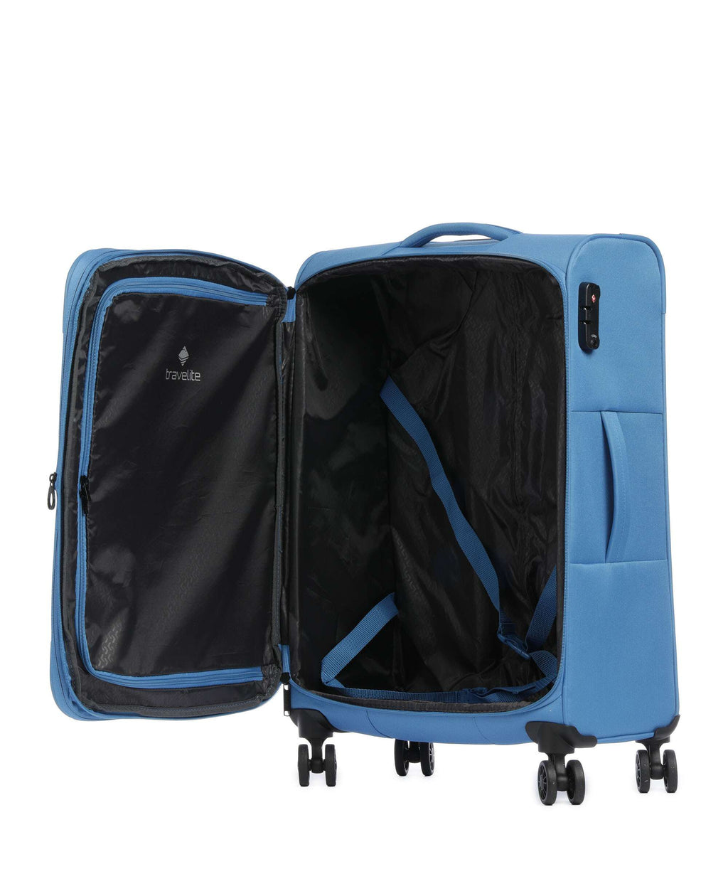 Travelite Rügen Suitcase set (4 wheels) mittelblau