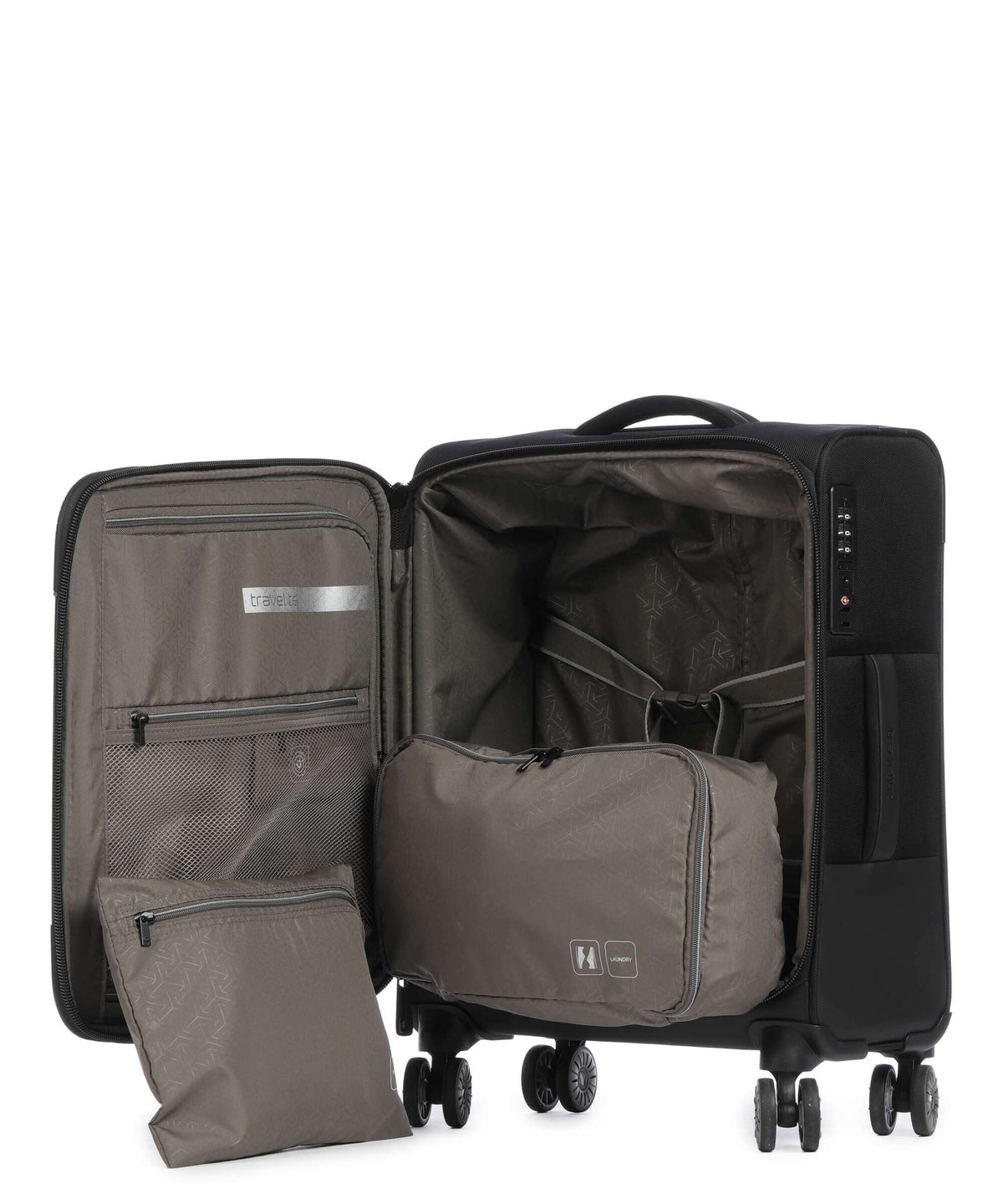 Travelite Crosslite 5.0 Spinner (4 wheels) schwarz