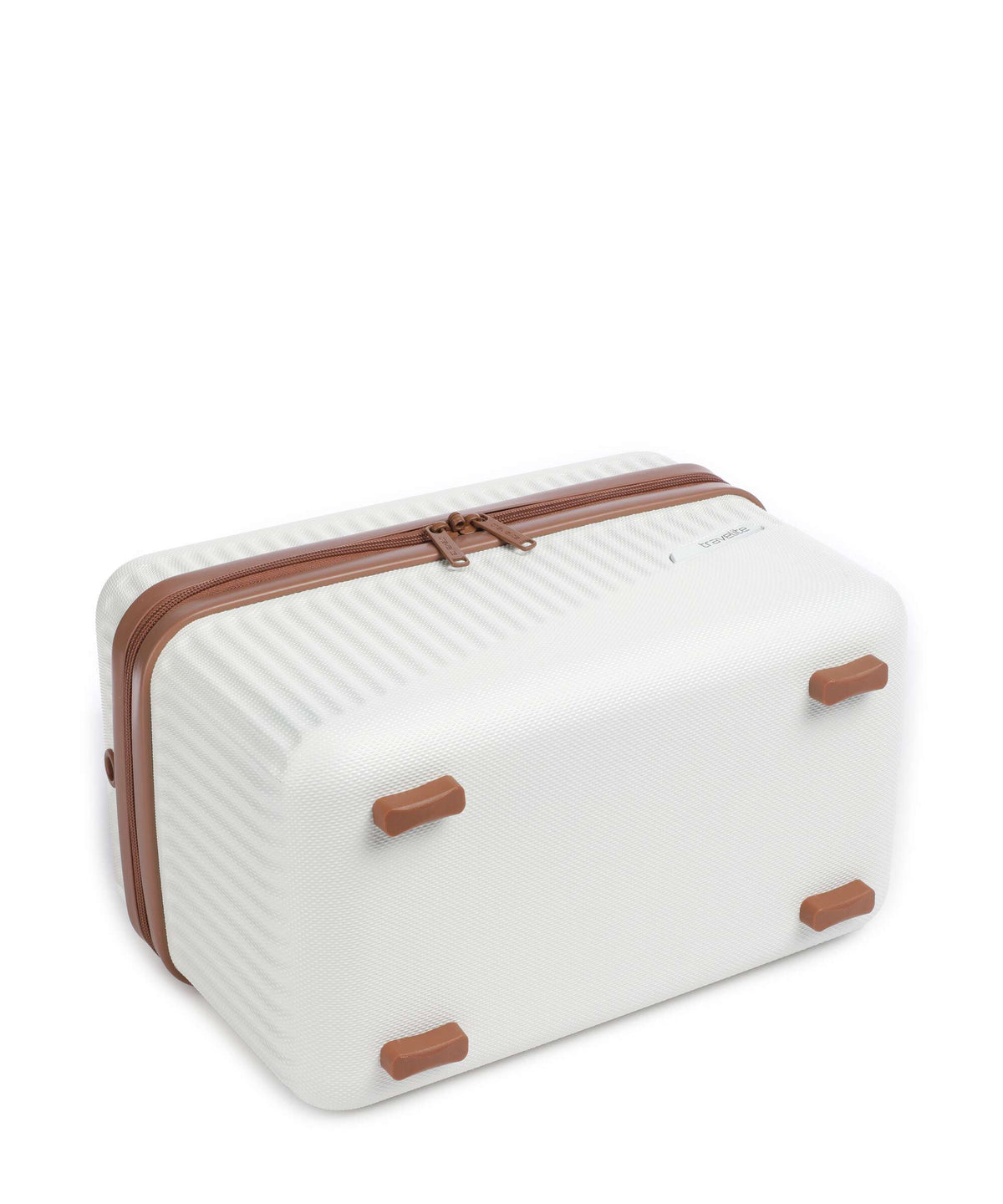 Travelite Bali Beauty case weiss/cognac