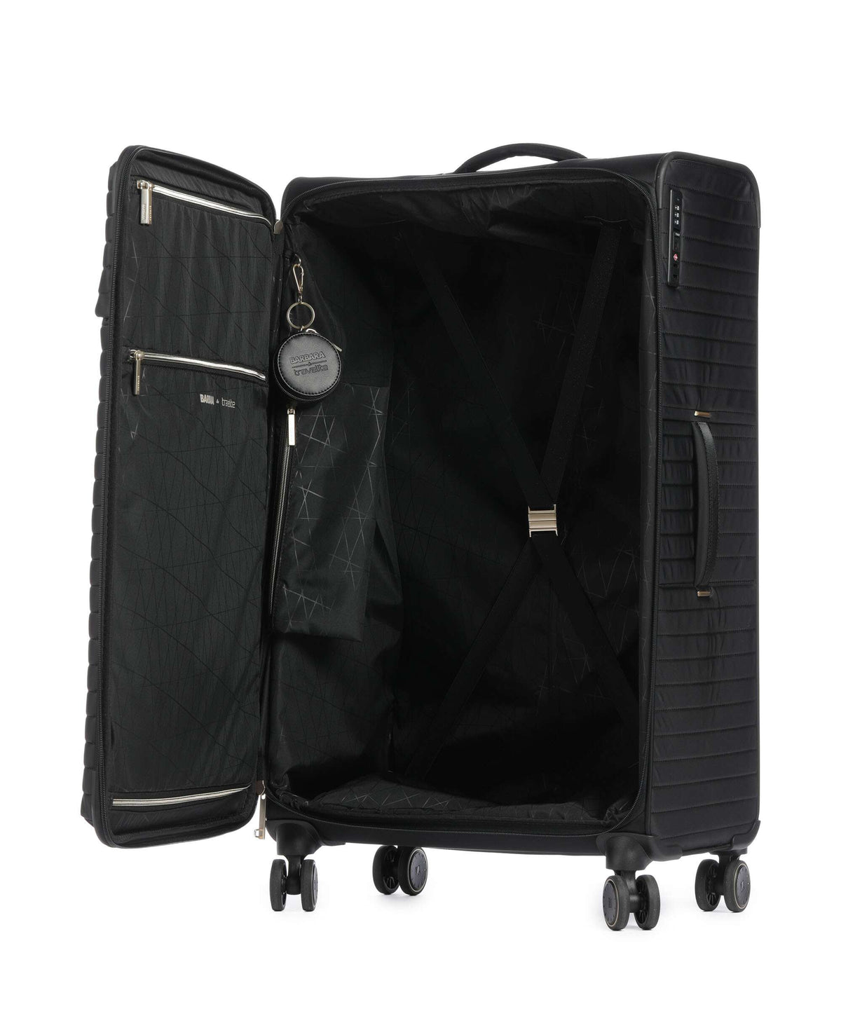 Travelite Barbara Stepp Spinner (4 wheels) schwarz