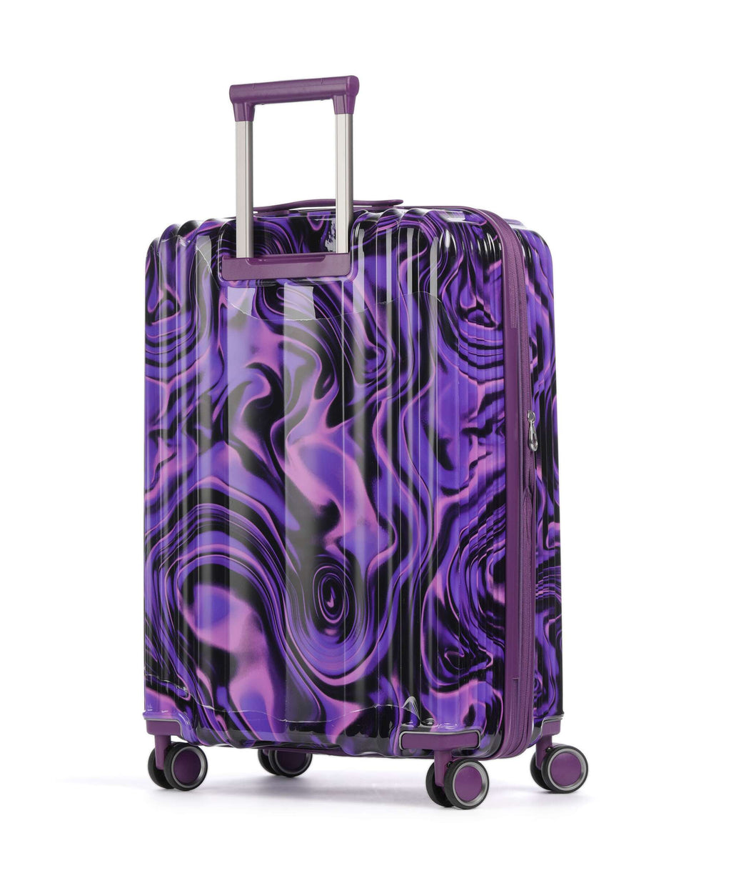 Travelite Lascana Edition Suitcase set (4 wheels) purple swirl