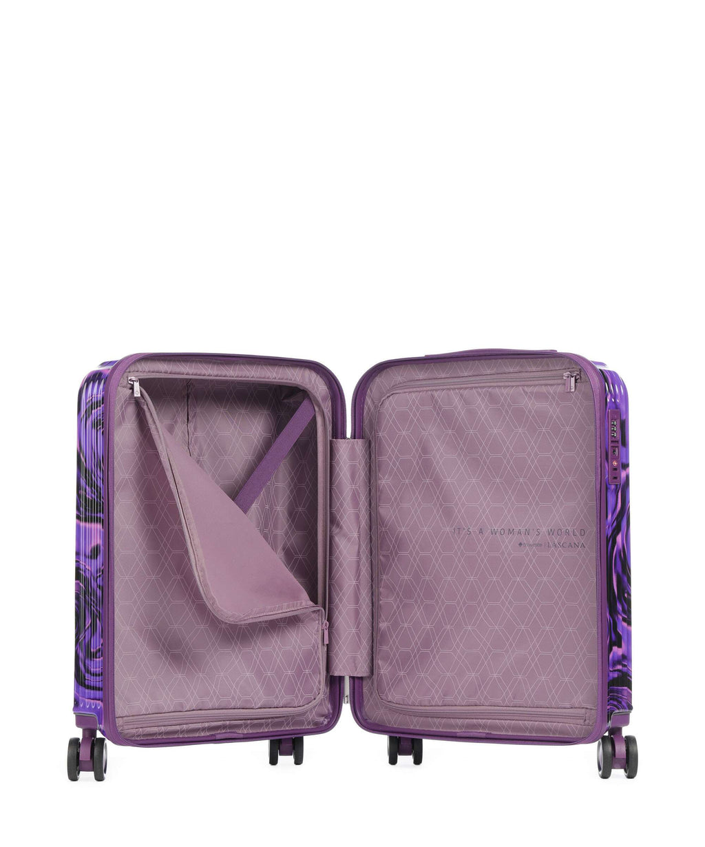 Travelite Lascana Edition Spinner (4 wheels) purple swirl
