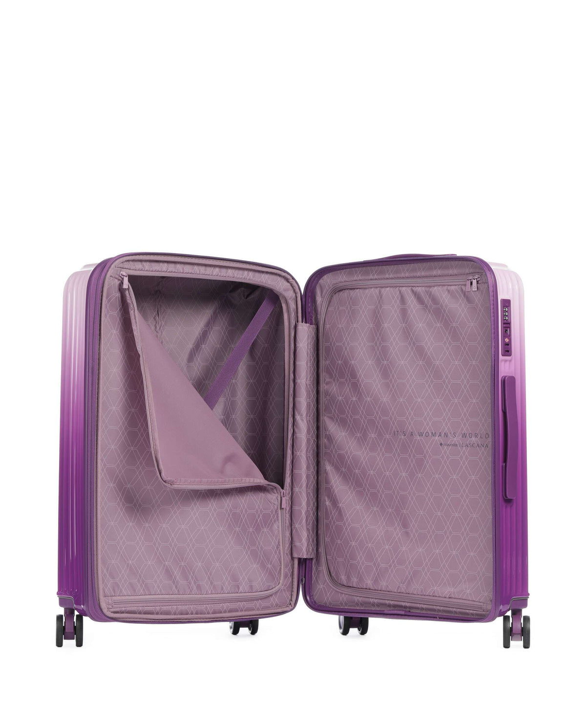 Travelite Lascana Edition Spinner (4 wheels) purple degrade