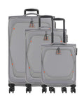 Travelite Umbria Suitcase set (4 wheels) smoky gray