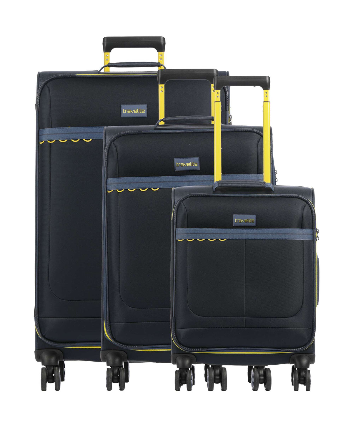 Travelite Color Craze Suitcase set (4 wheels) blau