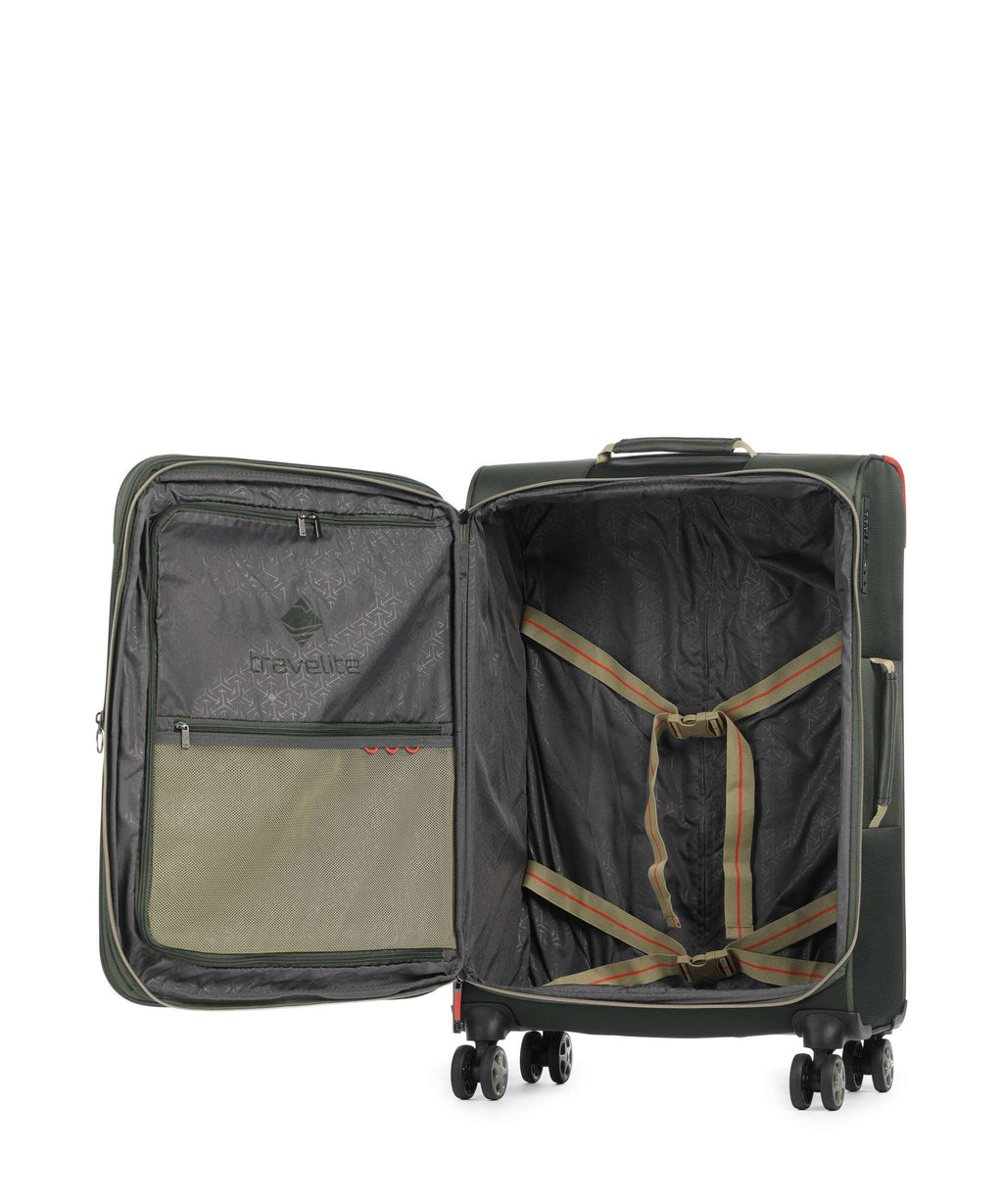 Travelite Color Craze Suitcase set (4 wheels) oliv
