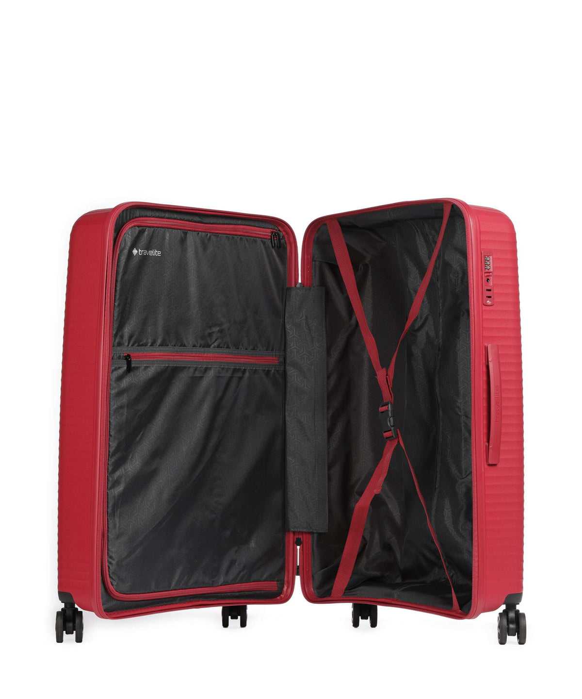 Travelite Air Stripe Spinner (4 wheels) red