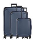 Travelite Millenium Suitcase set (4 wheels) navy