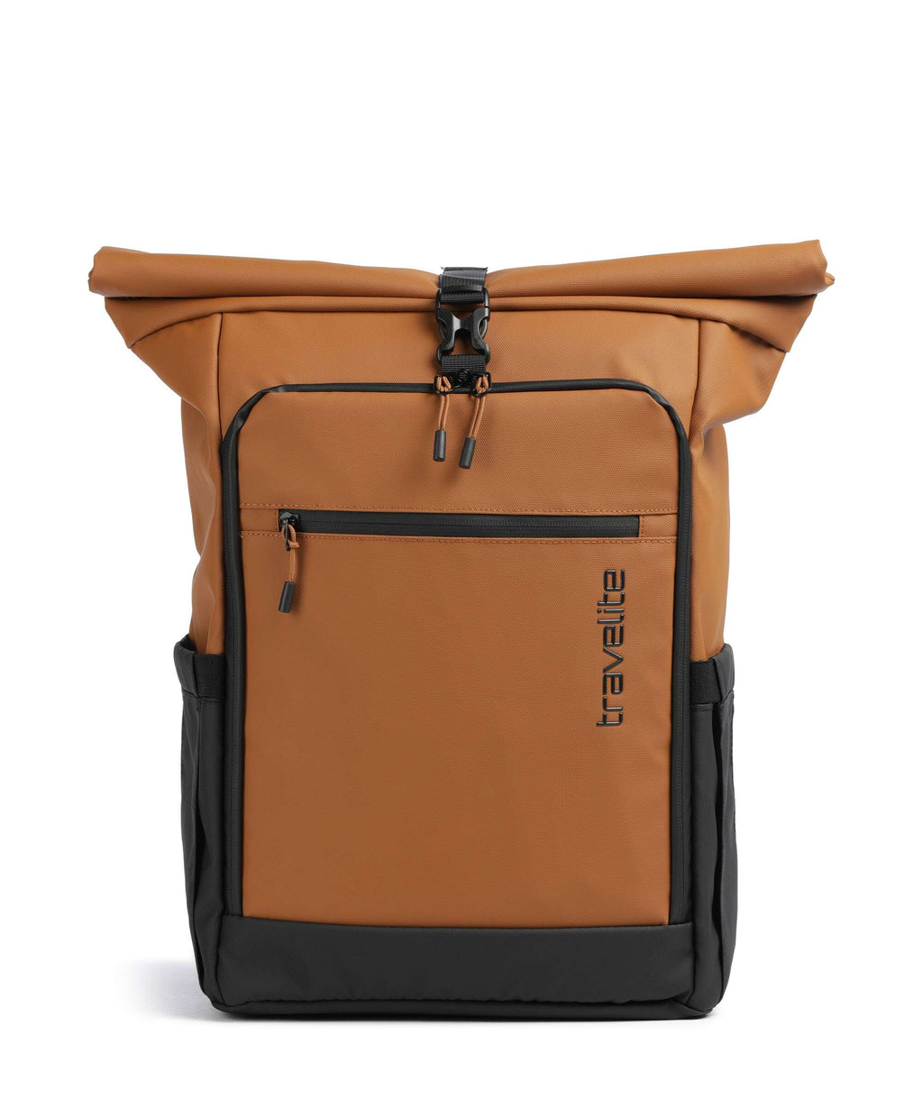 Travelite Briize M Rolltop backpack curry