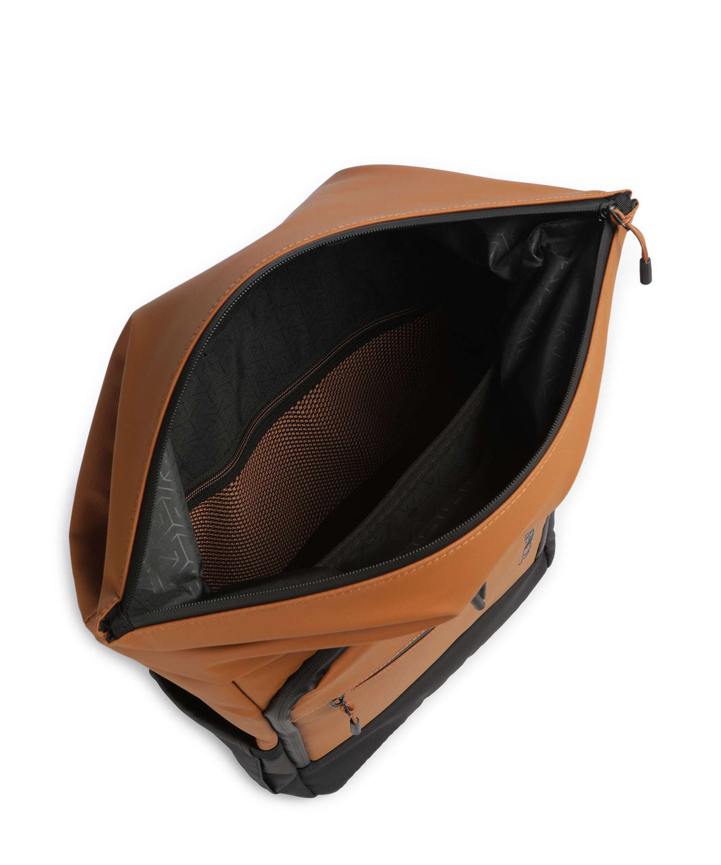 Travelite Briize M Rolltop backpack curry