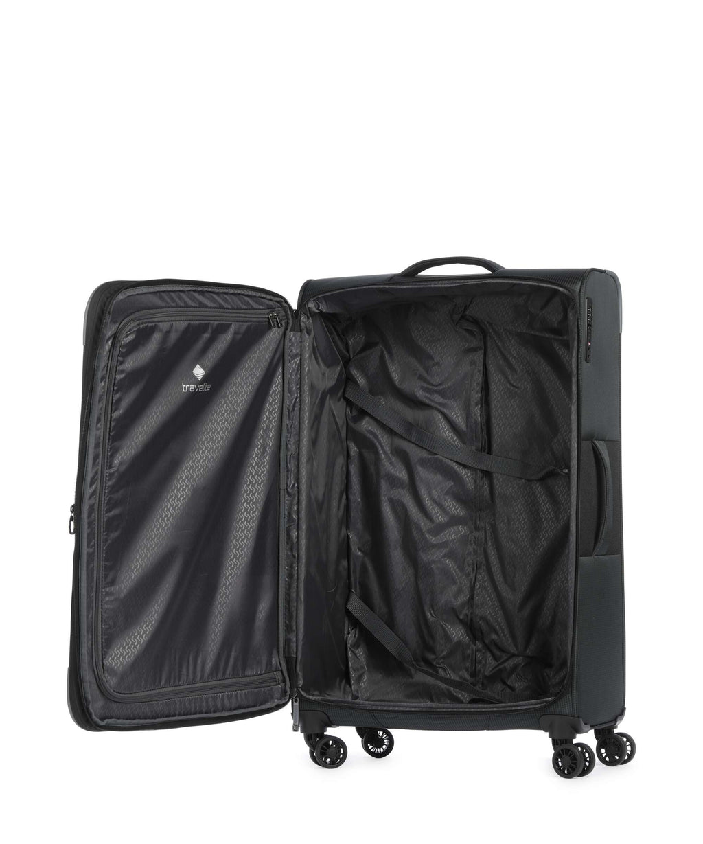 Travelite Corsiica Suitcase set (4 wheels) black