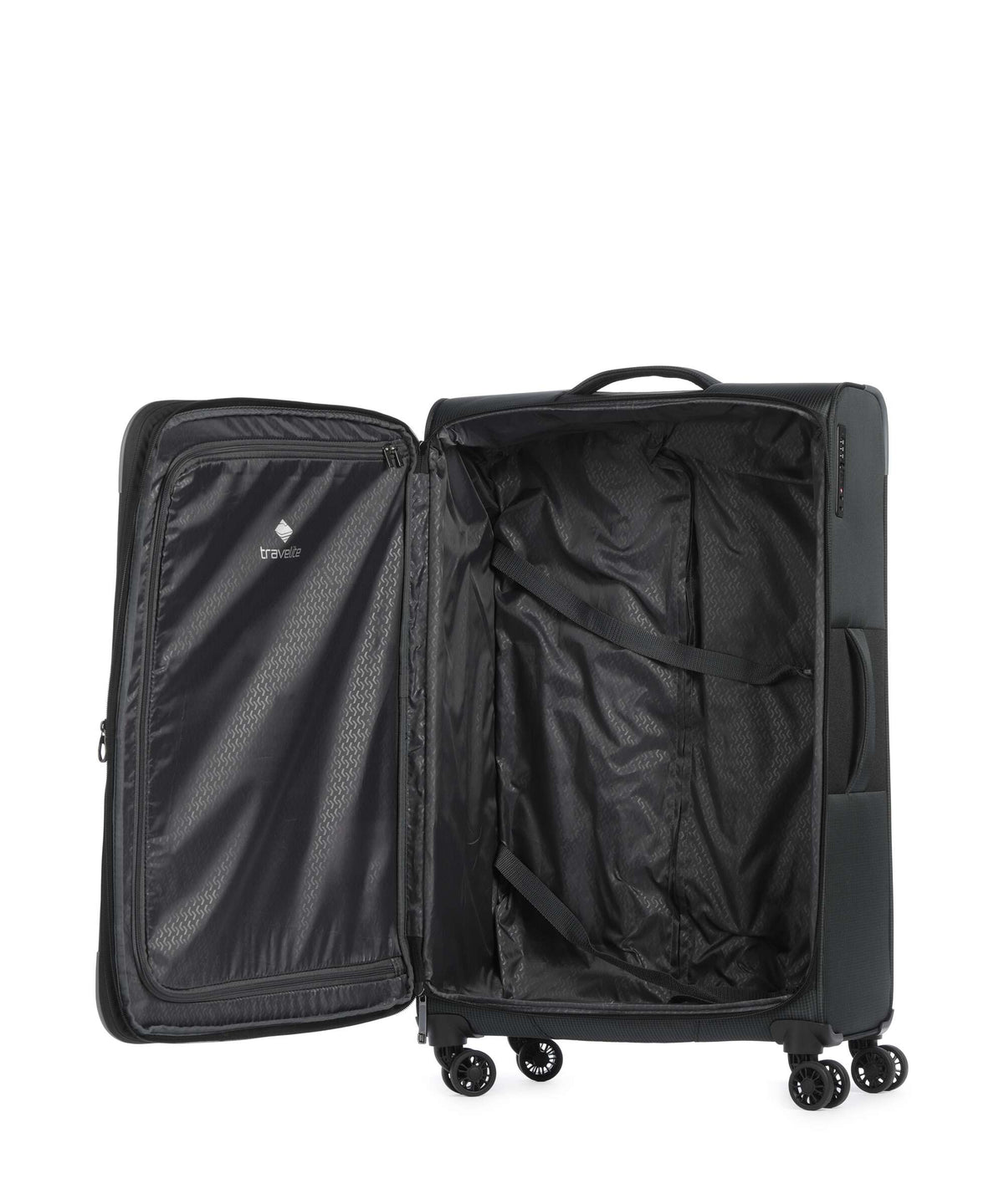 Travelite Corsiica Suitcase set (4 wheels) black