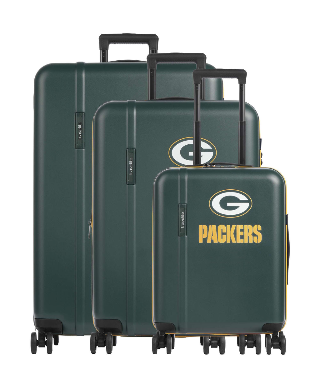 Travelite NFL Suitcase set (4 wheels) green bay packers