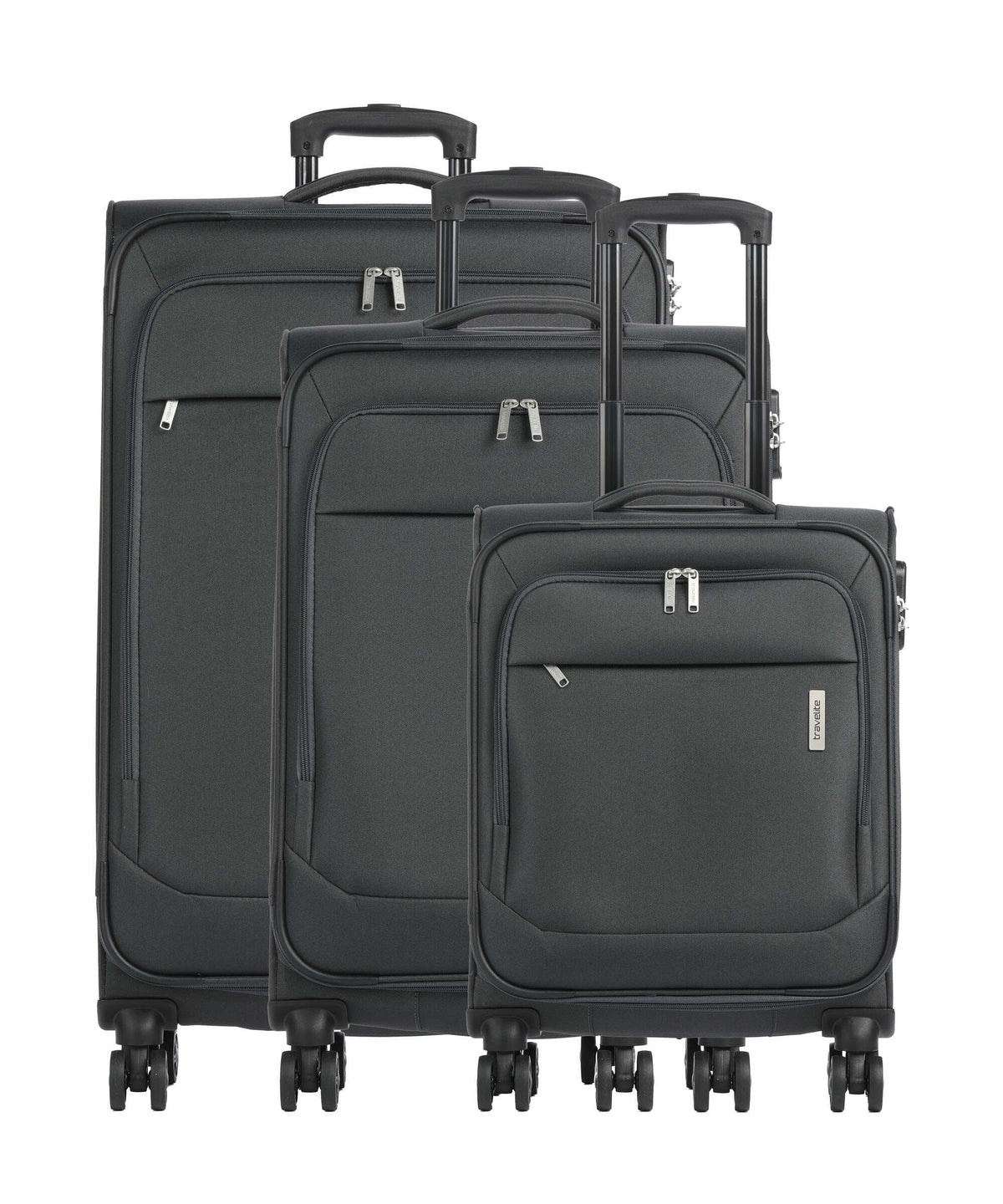 Travelite Priego Suitcase set (4 wheels) anthracite