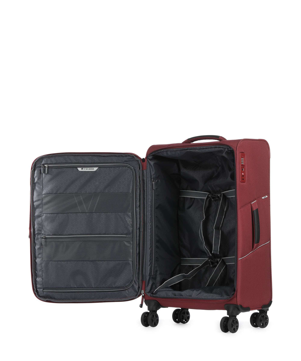 Travelite Skaii Spinner (4 wheels) red