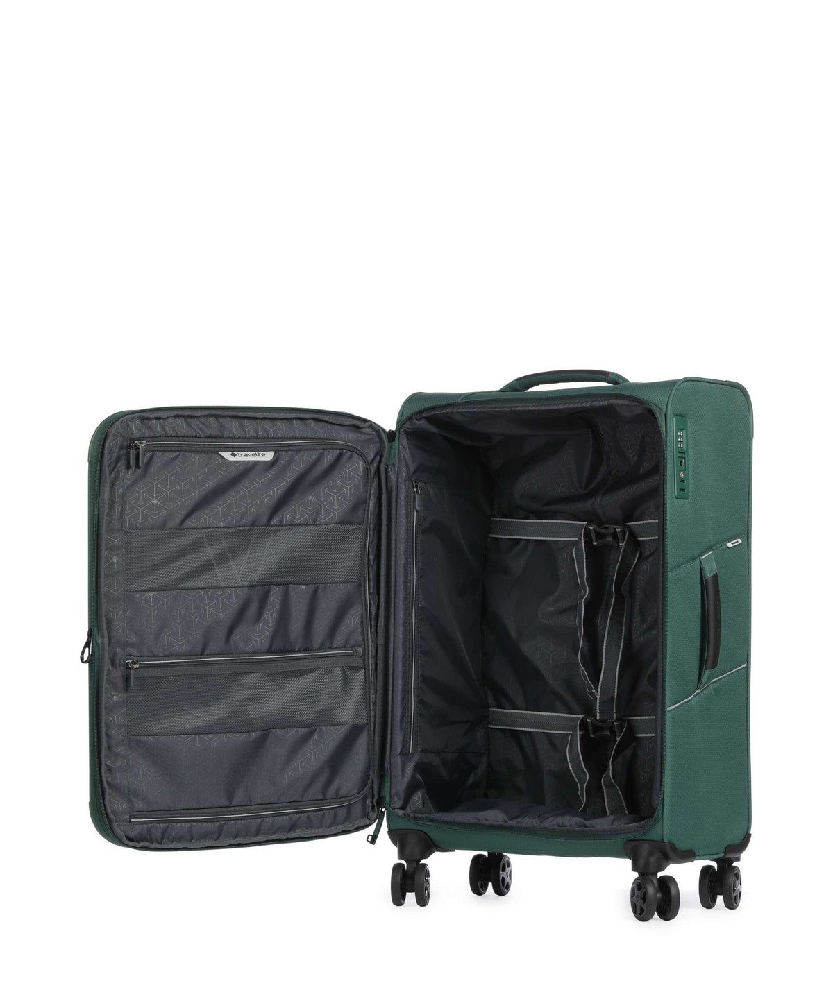 Travelite Skaii Spinner (4 wheels) green