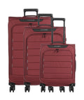 Travelite Skaii Suitcase set (4 wheels) red