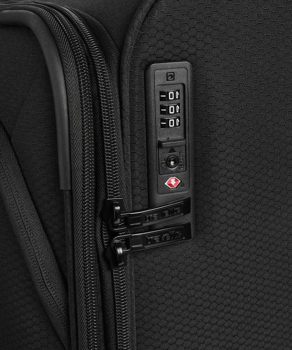 Travelite Kick Off Suitcase set (4 wheels) black