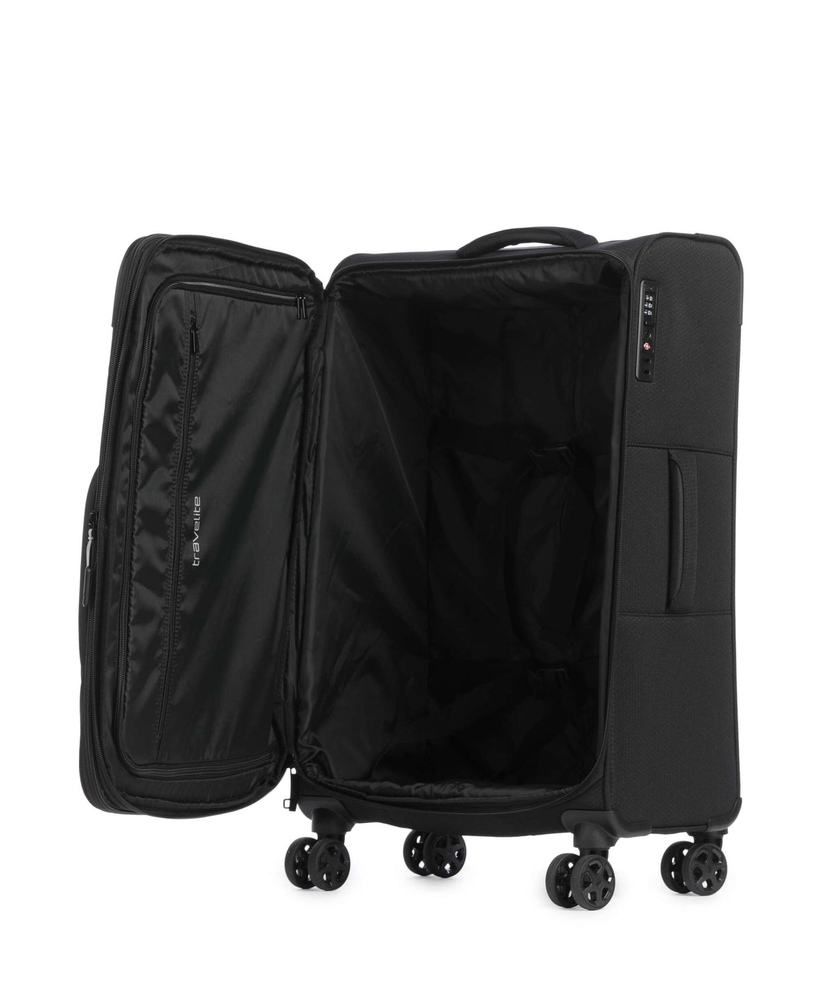 Travelite Kick Off Suitcase set (4 wheels) black