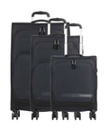 Travelite Kick Off Suitcase set (4 wheels) anthracite