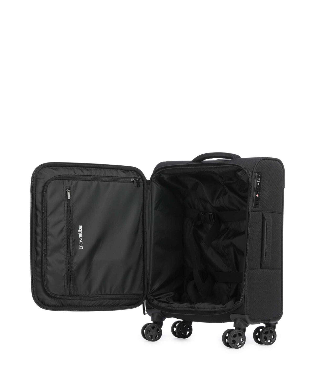 Travelite Kick Off Spinner (4 wheels) black