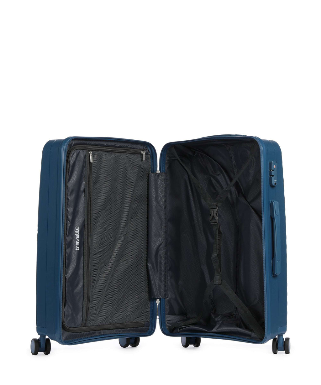 Travelite Pacific Suitcase set (4 wheels) petrol
