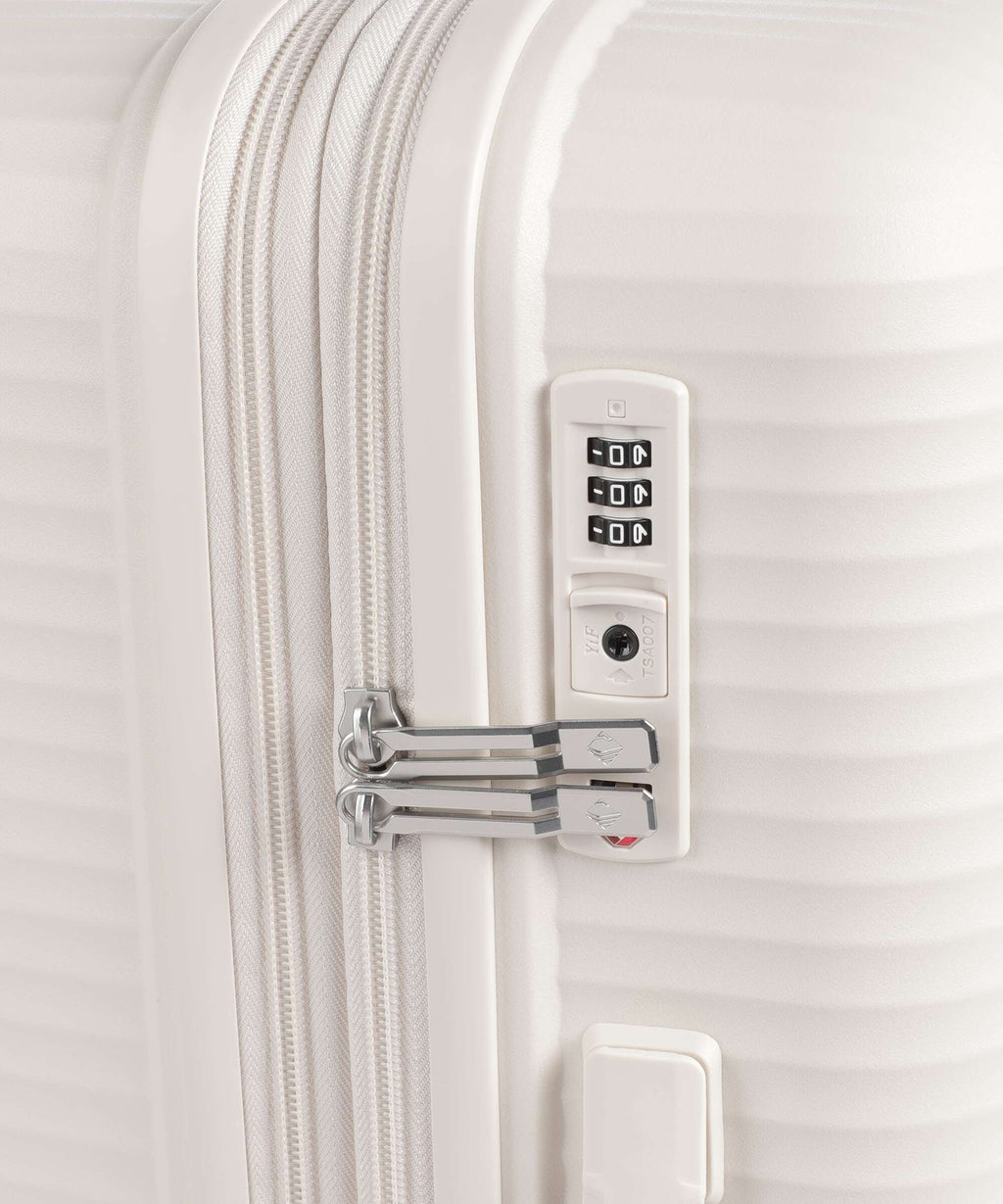 Travelite Air Stripe Spinner (4 wheels) offwhite