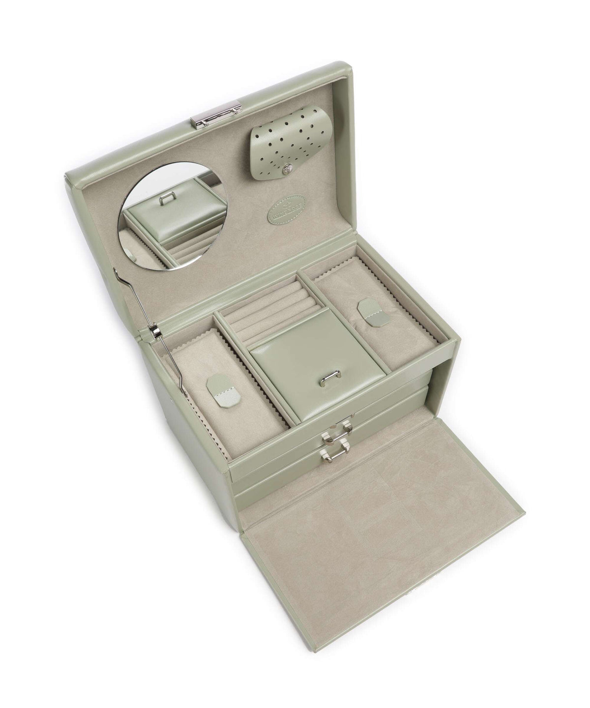 Windrose Merino Jewelry box salbei